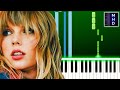 Taylor Swift - Clean (Piano Tutorial Easy)