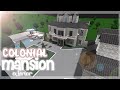Colonial Mansion No Advanced Placement Small Plot Part 1 56k Bloxburg Speedbuild