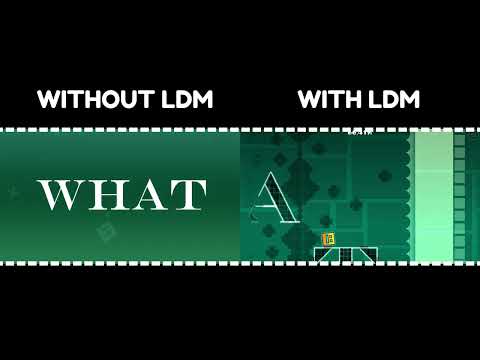 Without LDM VS With LDM // "WHAT" by Spu7Nix // Geometry Dash