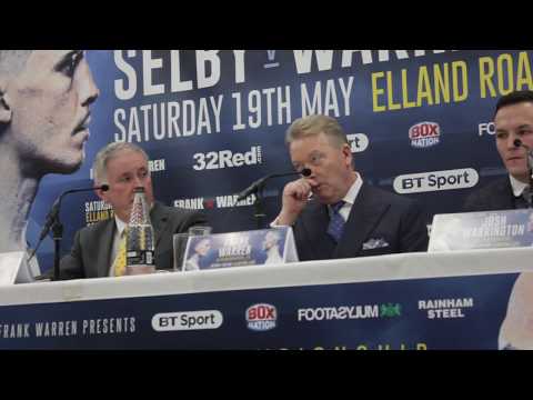 HIGHLIGHTS FROM LEE SELBY V JOSH WARRINGTON PRESS CONFERENCE