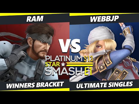 PSS S13 - WebbJP (Sheik) Vs. ram (Snake) SSBU Ultimate Tournament