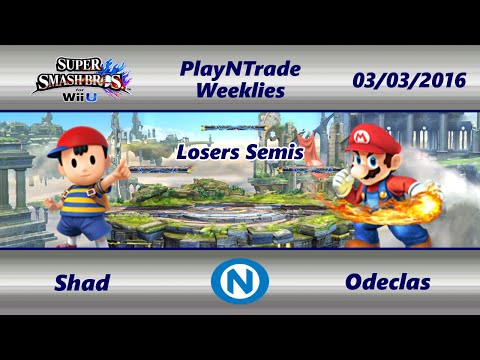 PnT 03/03/16 - Shad (Ness) vs. Odeclas (Mario) - Losers Semis - SSB4