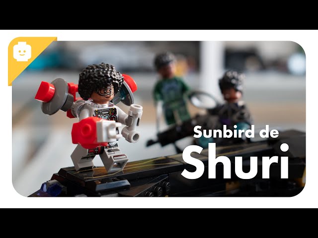 Vídeo relacionado con LEGO 76211 Marvel Sunbird de Shuri Black Panther: Wakanda Forever, Aviones de Juguete para Construir, Vehículo y Mini Figuras Superhéroes, Vengadores