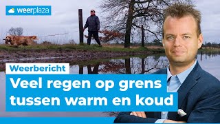 Regionaal veel regen, daarna kouder | Weerbericht