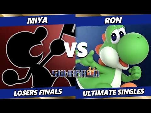 Sumabato Losers Finals - Miya (Game & Watch) Vs. Ron (Yoshi) Smash Ultimate - SSBU