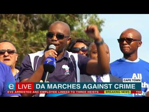 DA marches against crime