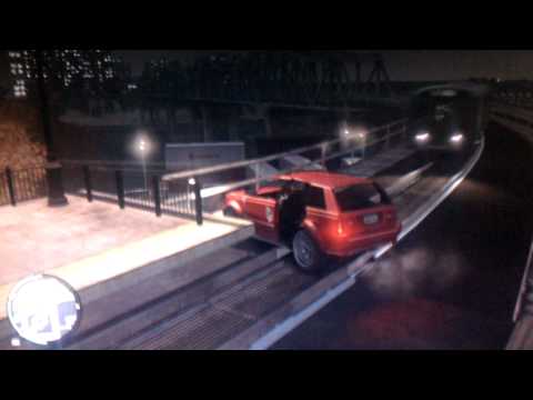 GTA 4 Car Crash SUV vs Subway P1