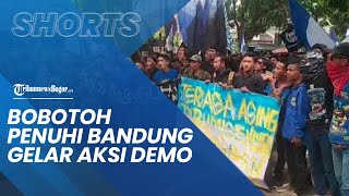 Ratusan Bobotoh Penuhi Kota Bandung Gelar Aksi Unjuk Rasa, Geruduk Graha Persib dan Tuntut Manajemen