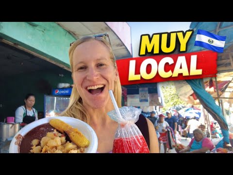 Una Suiza comiendo como local en La Libertad, El Salvador 🇸🇻
