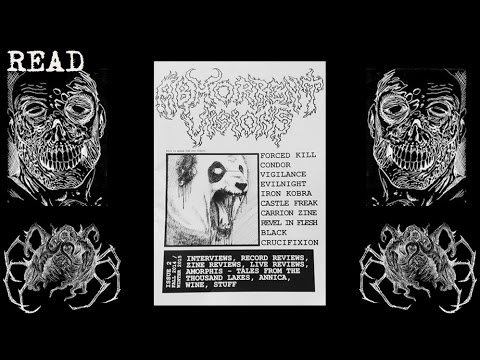 ABHORRENT VISIONS Zine (Fanzine, old school, death metal, thrash metal, Finland)