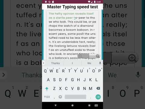 Master Typing speed test video thumbnail