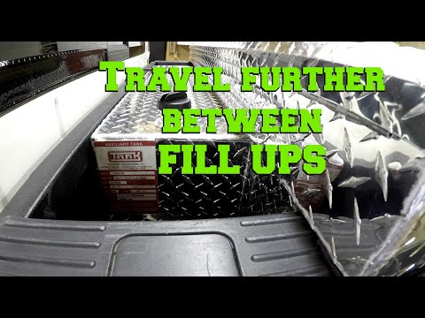 Add Miles Towing With A Gravity-Fed Auxiliary Diesel Fuel Tank~Full Install