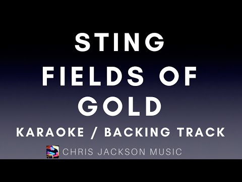 Sting - Fields of Gold Backing Track / Karaoke FREE