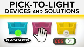 Banner Pick-to-Light Devices and Solutions