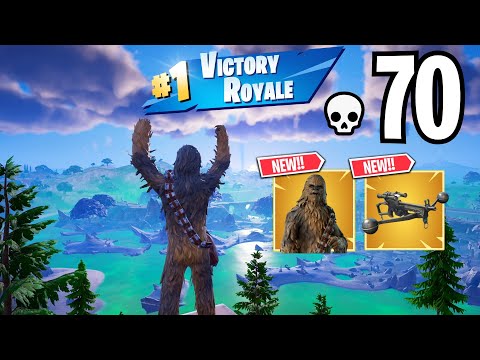 70 Elimination CHEWBACCA STAR WARS Solo Squads WINS Full Gameplay (FORTNITE CHAPTER 5 SEASON 2)!