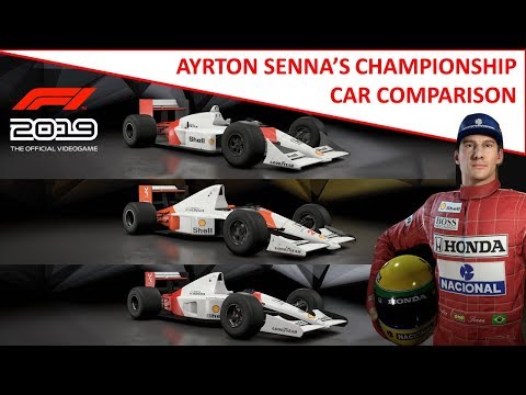 F1 2019 - Comparing Senna's Championship winning cars