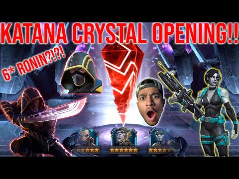 10x 6* RONIN CRYSTALS! INSANE CRYSTAL LUCK - MARVEL CONTEST OF CHAMPIONS