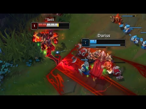 Darius vs Sett at lvl 1