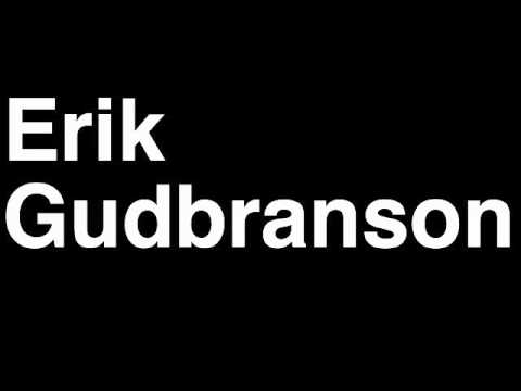 How to Pronounce Erik Gudbranson Florida Panthers NHL Hockey Player Runforthecube