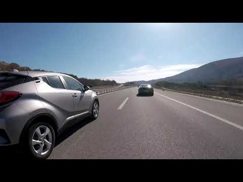 Timelapse motorcycle ride: Nis (Serbia) - Bulgarian border