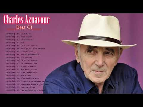 Charles Aznavour Greatest Hits Playlist   Charles Aznavour Les Plus Belles Chansons Collection