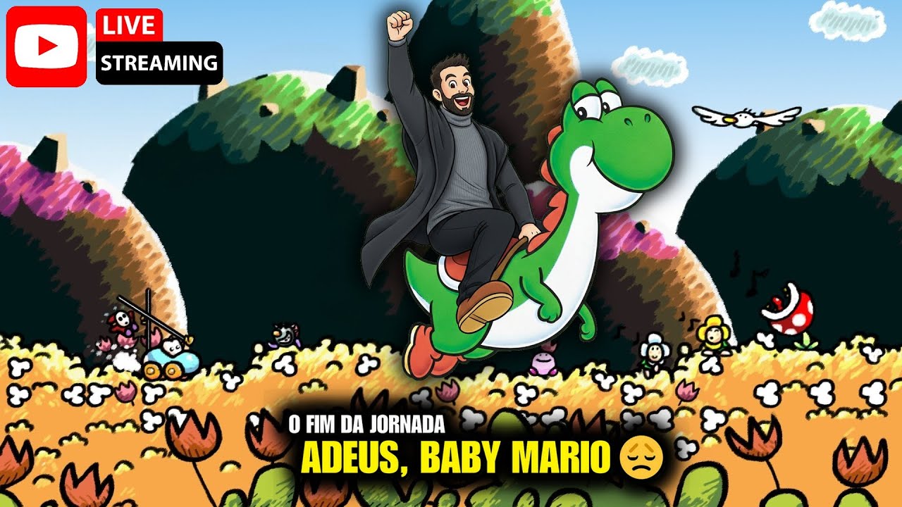 O FINAL ÉPICO! 🦖 Yoshi's Island: Rumo ao Bowser Final! (Ao Vivo)