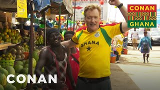 Conan Hits The Streets Of Accra | CONAN on TBS