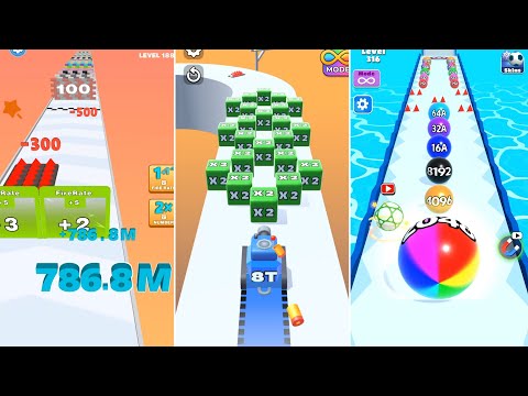 2048 Showdown: Jelly Run vs Ball Merge vs Shooting Mode | 512Q vs 164A vs 6700B