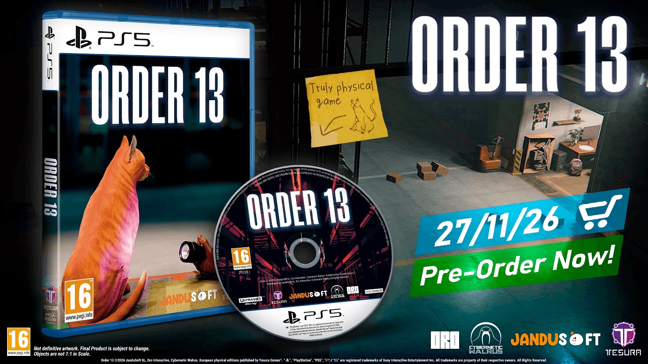 Video de YouTube: Order 13 confirma su edición física para PlayStation 5 en noviembre