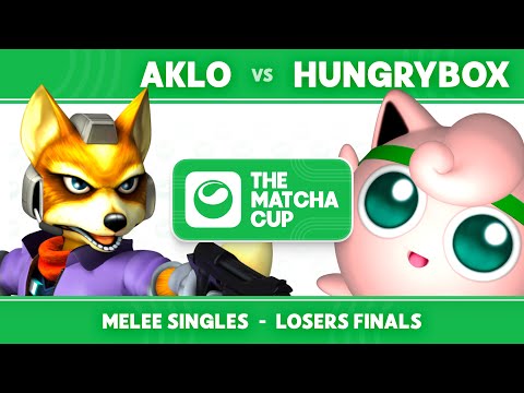 🍵Matcha Cup: Aklo (Fox) vs Hungrybox (Puff) | SSBM Melee Losers Final