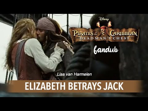 Elizabeth betrays Jack (the kiss💋) FANDUB | ⚓️ Pirates of the Caribbean 2 - Dead Man's Chest