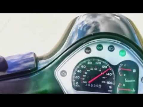 Vespa GTS Super 300 top speed acceleration (all stock)