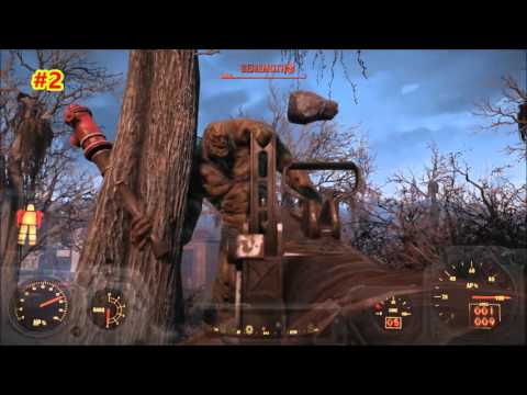 FALLOUT 4- ALL GIANT CREATURE LOCATIONS(  Harder they fall Achievement)