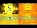Gummy Bear Song HD Four Yellow Neon Version At Once