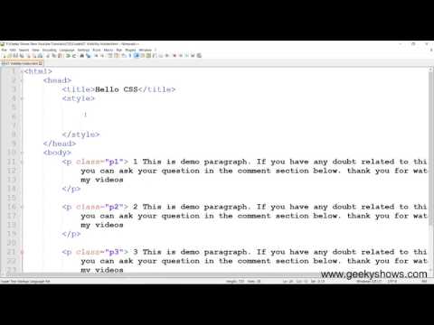 Introduction to CSS Hindi
