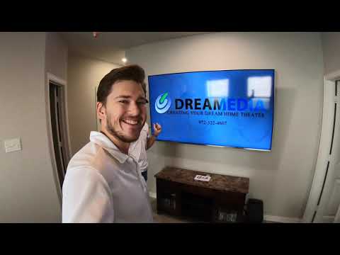 Samsung 82" Q6F QLED Tv Wall Mounted | Frisco, TX