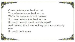 Bad Religion - Turn Your Back on Me Lyrics