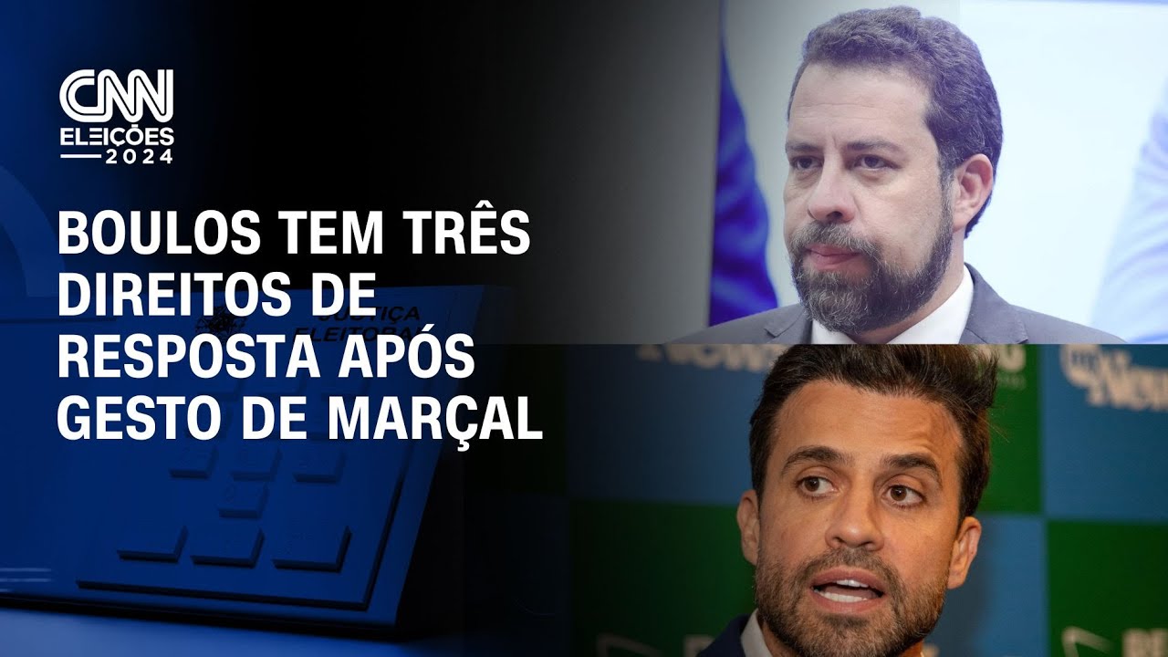 Boulos tem três direitos de resposta após gesto de Marçal | CNN ARENA