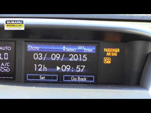 YouTube video about: How to set clock in subaru forester?