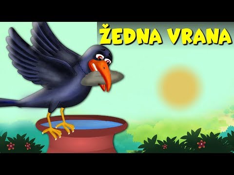 Žedna vrana - Najljepše priče za djecu - Animacija