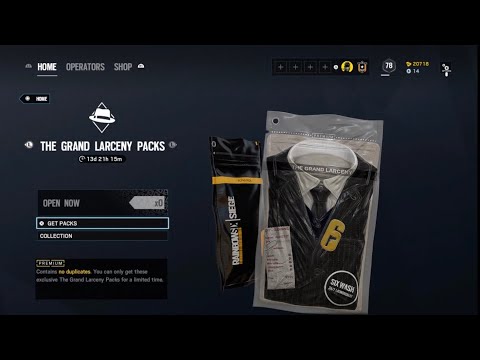 Grand Larceny Event Alpha Pack Collection - Rainbow Six Siege