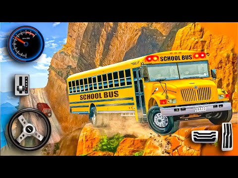 Offroad High School Bus Driver Simulator| Android Gameplay #02