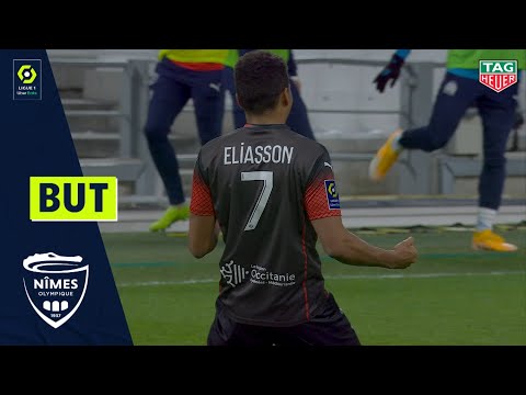 But Per Niclas ELIASSON (55' - NÎMES OLYMPIQUE) OLYMPIQUE DE MARSEILLE - NÎMES OLYMPIQUE (1-2) 20/21