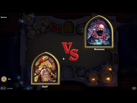 Book of Mercenaries Guff vs Mutanus | Hearthstone Book of Mercenaries
