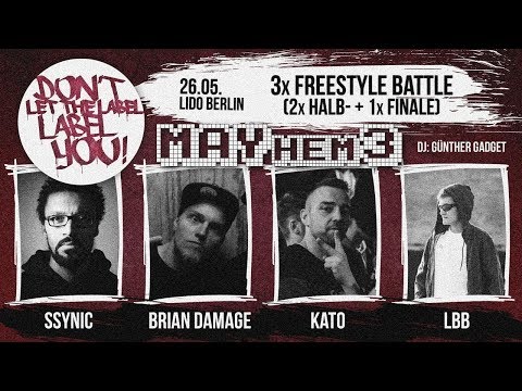 LBB vs Ssynic // Kato vs Brian Damage // Finale // DLTLLY Freestyle Battles (MAYhem3) // 2018