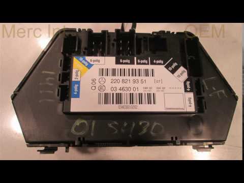 2001 Mercedes S430 LH SEAT SWITCH 2208219351 - mi.wreckingsolutions.com Used OEM Mercedes Par... OEM