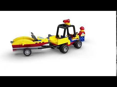 Конструктор LEGO City Great Vehicles «Пляжный спасательный вездеход»  60286 / 79 деталей