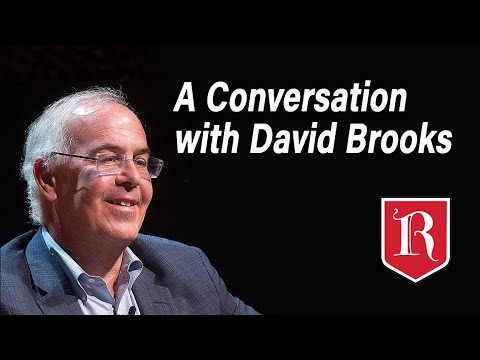 A Conversation with David Brooks | Rhodes College | 2023