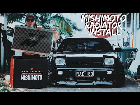 MISHIMOTO RADIATOR INSTALL ON MY 180sx