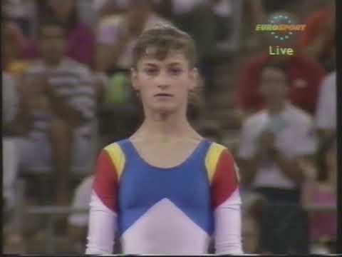 Christina Bontas (ROM) - Olympics 1992 - All Around - Floor Exercise